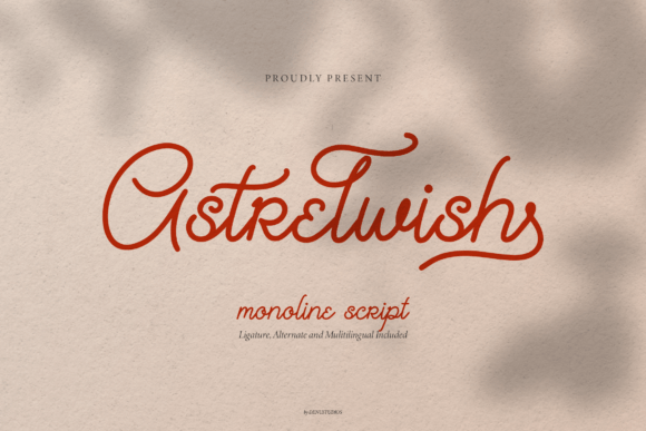 Astrelwish: The Elegant Script Font for Modern Web Design
