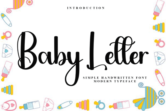 Baby Letter Typeface: Elevate Brand Identity with Handcrafted Typography