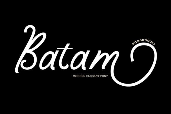 Batam Script: Elevating Digital Brand Identity with Modern Calligraphy