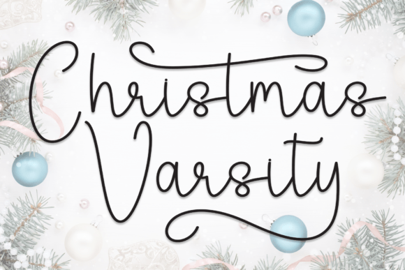 Christmas Varsity: The Modern Serif for Festive Brand Campaigns