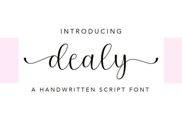 Dealy: The Elegant Handwritten Font for Polished Brand Identity