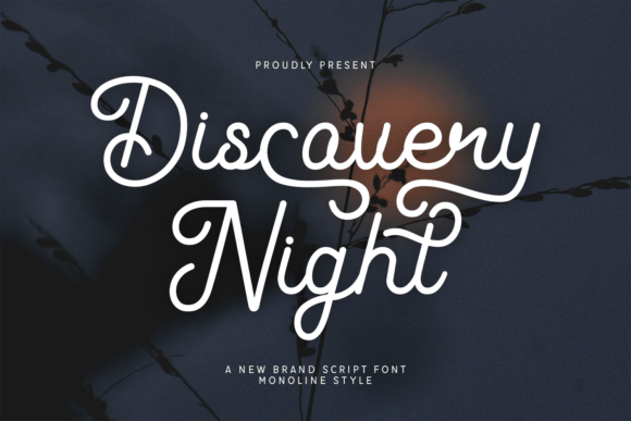Discovery Night: A Premium Script Font for Polished Brand Identity