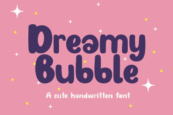 Dreamy Bubble: A Playful Handwritten Font for Modern Web Design