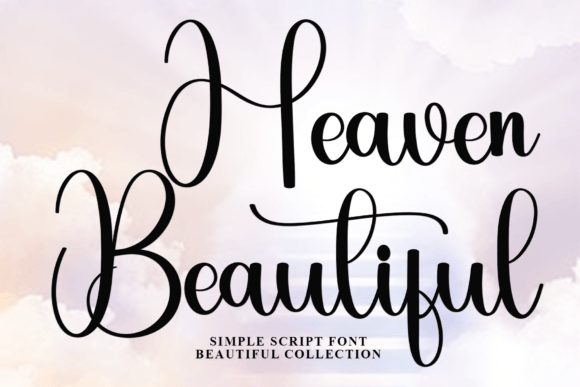 Heaven Beautiful: A Handwritten Font for Editorial Design