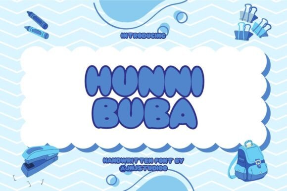 Hunni Buba: A Cozy Handwritten Typeface for Warm Brand Identities