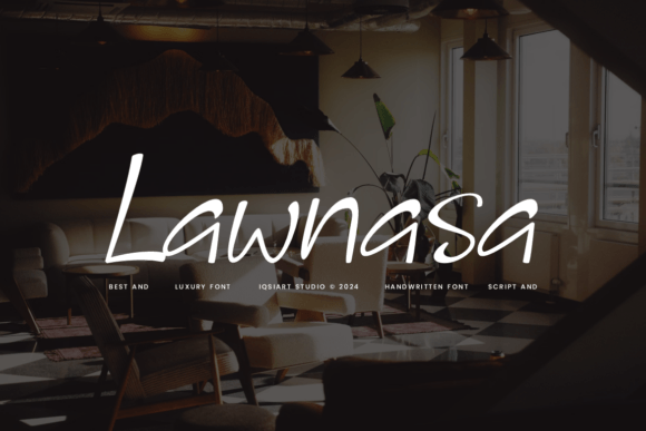 Lawnasa: The Playful Handwritten Typeface for Authentic Brand Identity