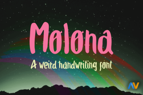 Molona Typeface: A Handwritten Touch for Editorial Design