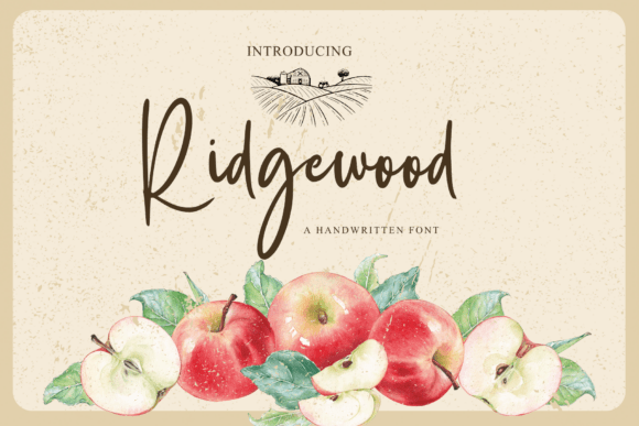 Ridgewood: The Organic Script Font for Modern Web Design