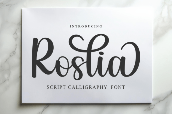 Roslia: Elevating Digital Brand Identity with Handwritten Elegance