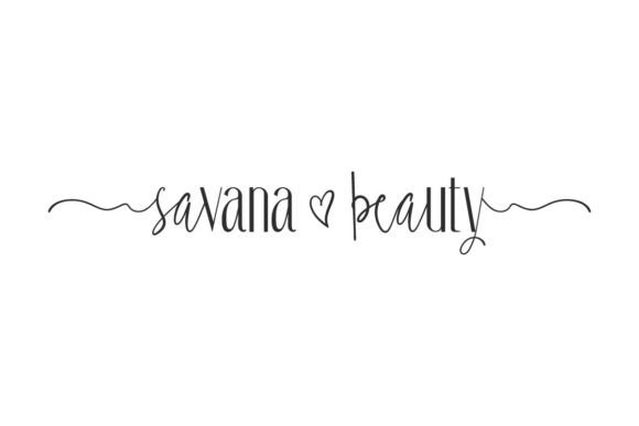 Savana Beauty: A Premium Display Font for Polished Brand Identity
