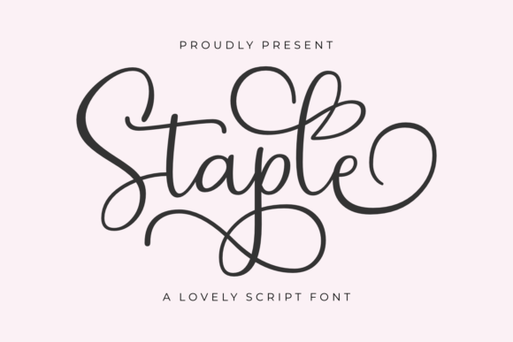 Staple: A Handwritten Script Font for Modern Web Design