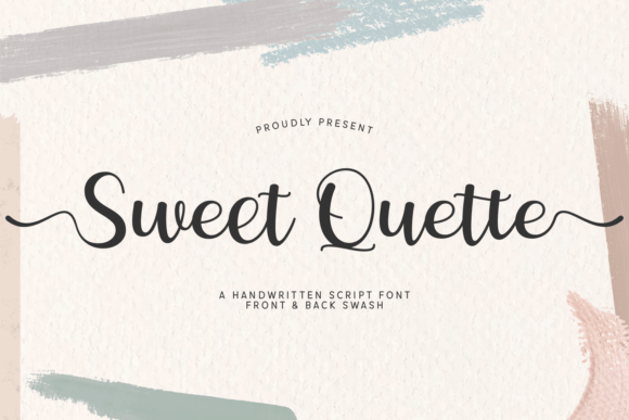 Sweet Quette: A Script Amp Typeface for Elegant Campaign Design