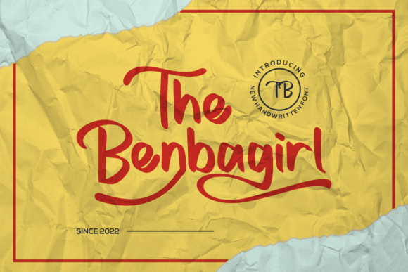 Thebenbagirl: A Bold Script Font for Modern Brand Identity