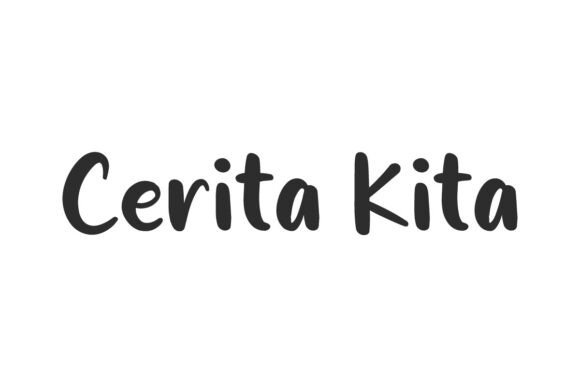 Why Cerita Kita Is the Modern Handwritten Display Font for Digital Brands