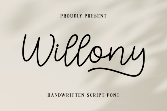 Willony: The Handwritten Script Font for Scroll-Stopping Visuals