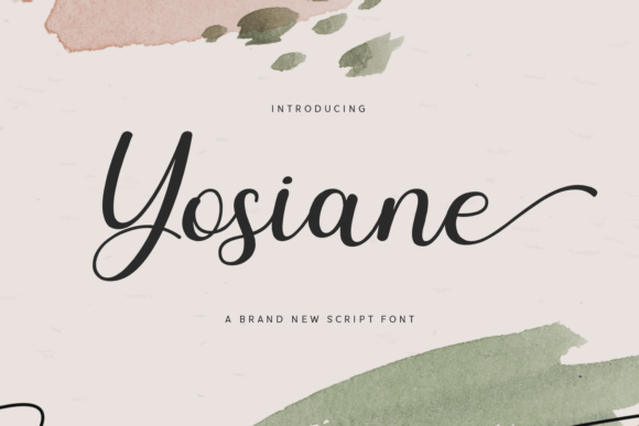 Yosiane Script Font: Elevating Digital Brand Identity